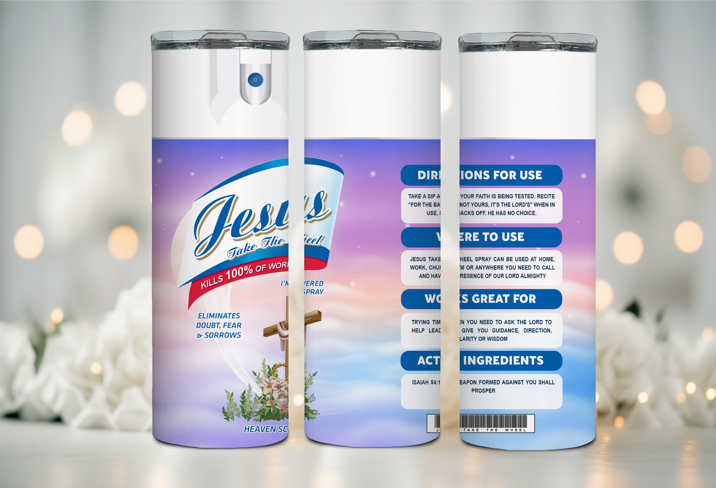 Jesus Spray Tumbler