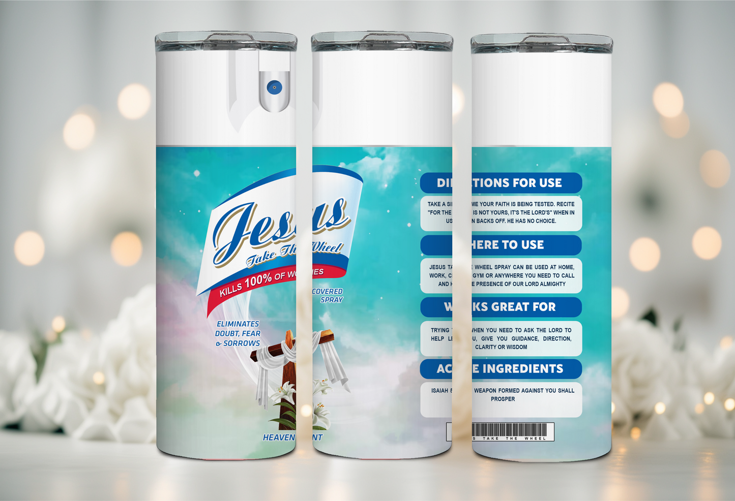 Jesus Spray Tumbler