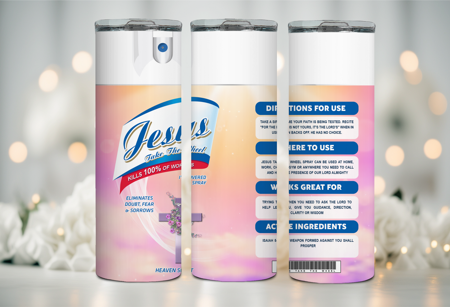 Jesus Spray Tumbler