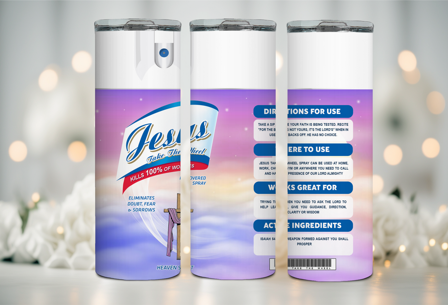 Jesus Spray Tumbler