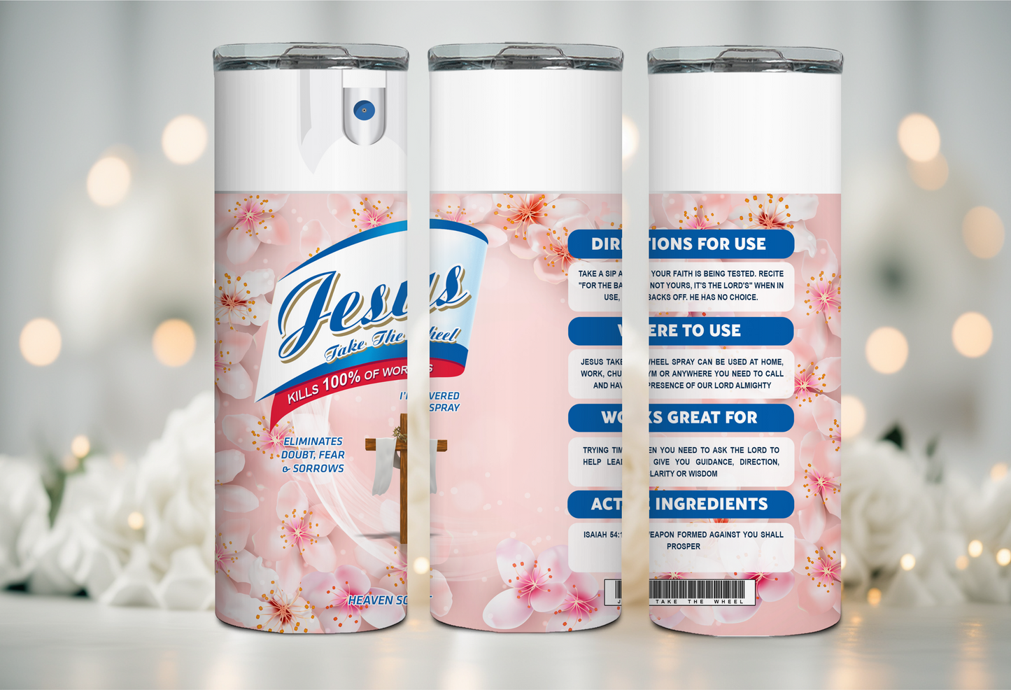 Jesus Spray Tumbler