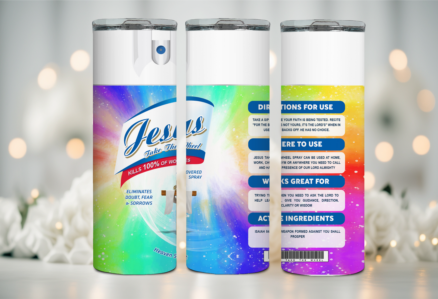 Jesus Spray Tumbler
