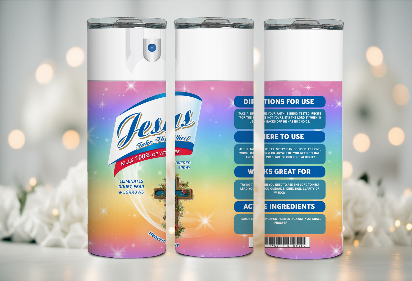 Jesus Spray Tumbler
