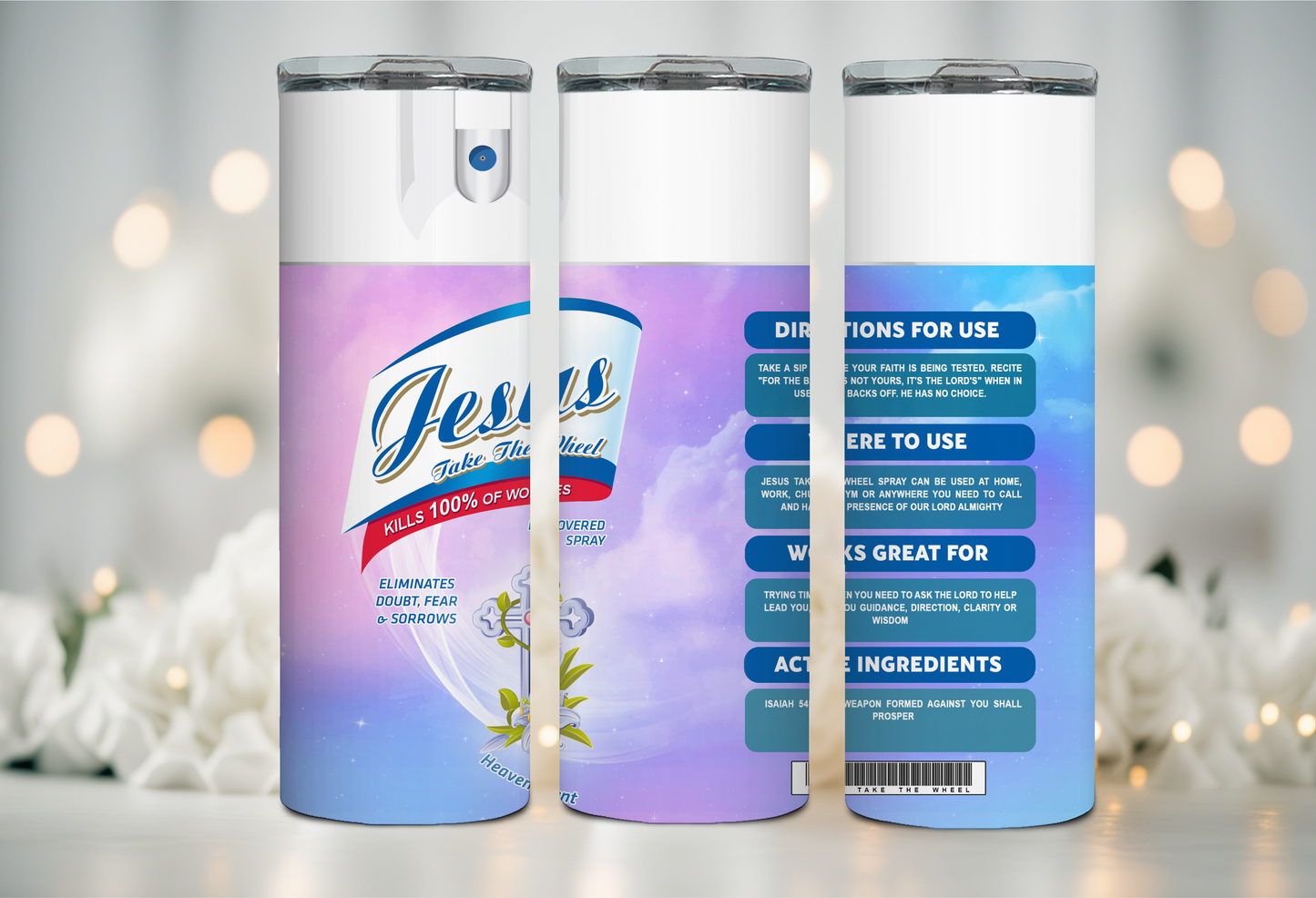 Jesus Spray Tumbler