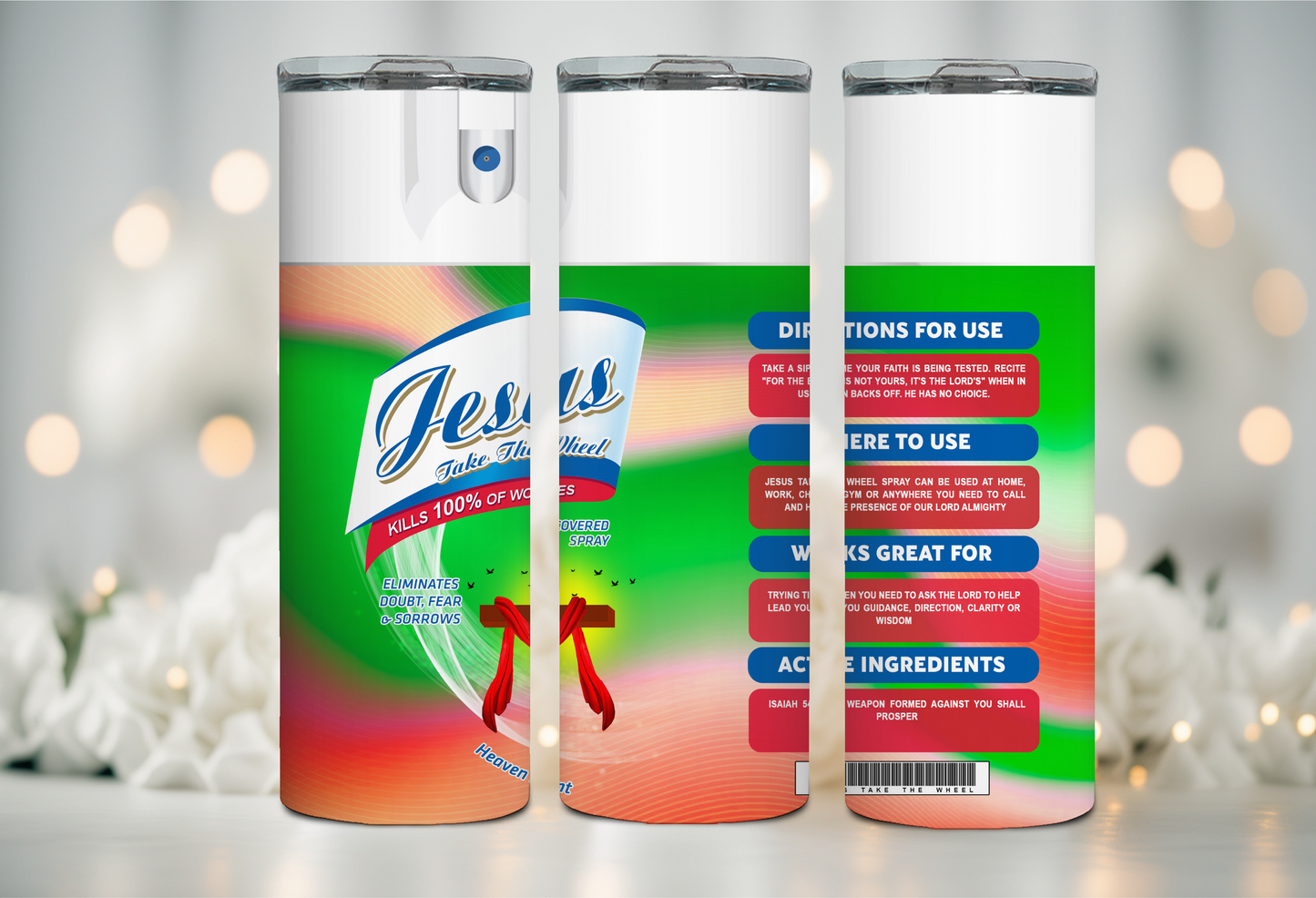Jesus Spray Tumbler