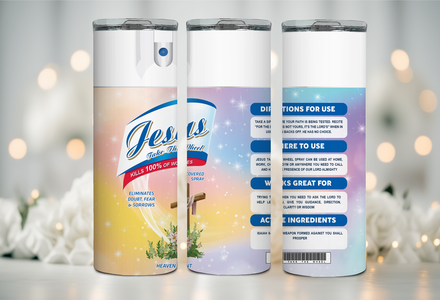 Jesus Spray Tumbler