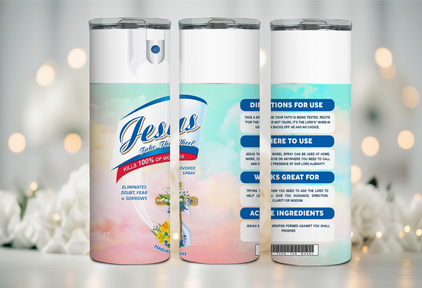 Jesus Spray Tumbler