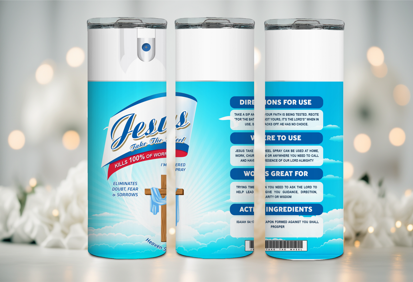 Jesus Spray Tumbler