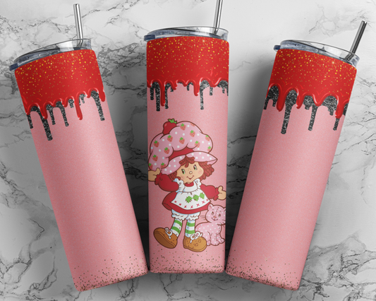 Strawberry Drip 20 OZ Tumbler