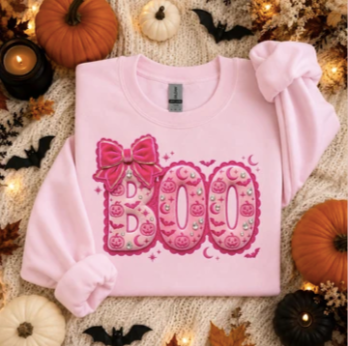Pink Boo w/bow
