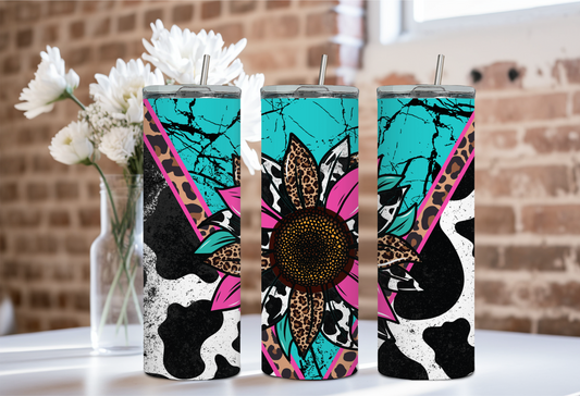 Cow Print Tumbler