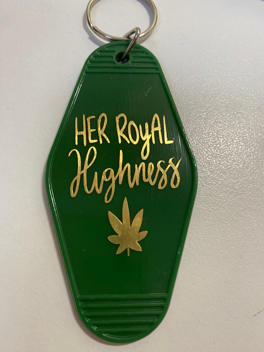 Canna Highness Key Chain