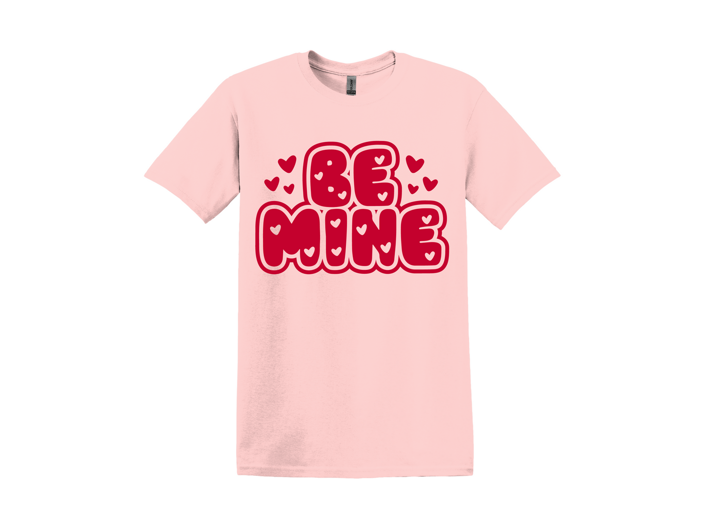 Be Mine Bubble Red Print