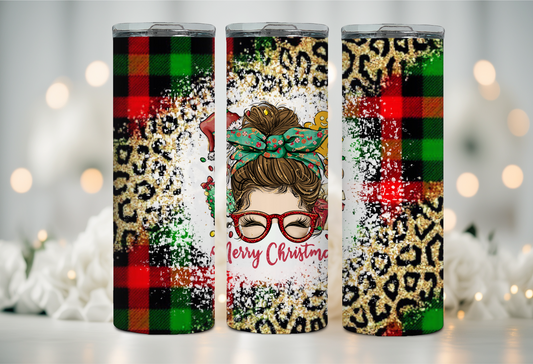 Plaid Christmas 20 oz Tumbler