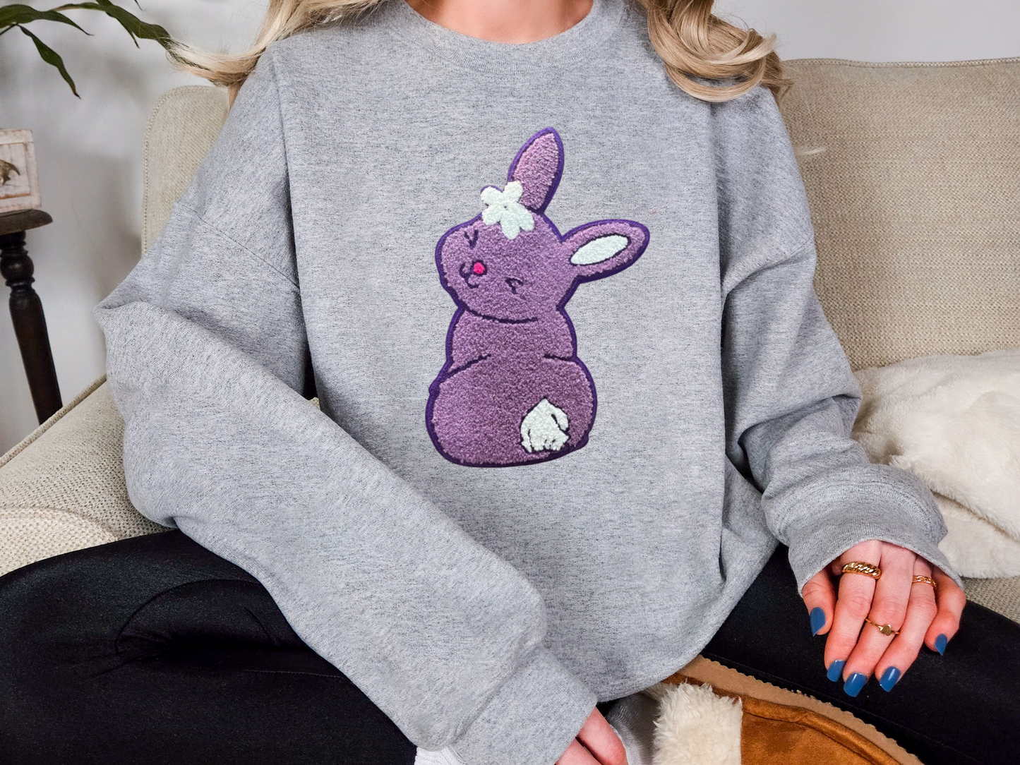 Purple Bunny Chanel Patch