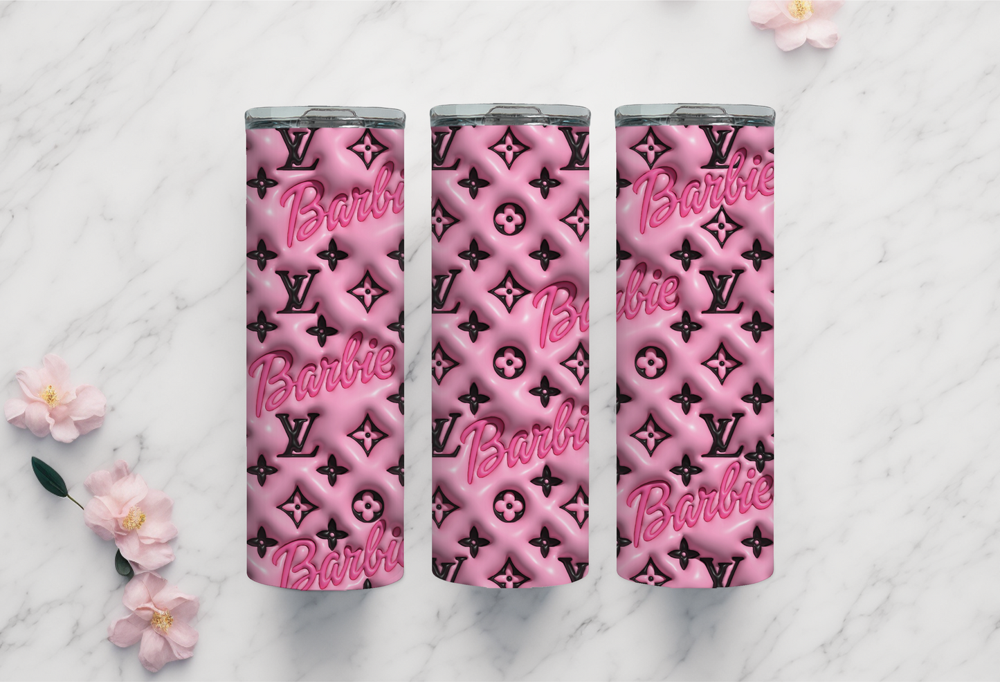 Barbie lv tumbler design digital｜TikTok Search