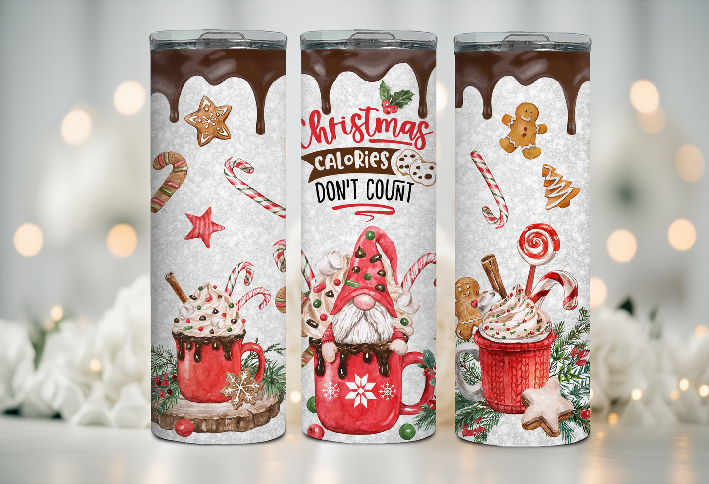 Christmas Calories 20oz Tumbler