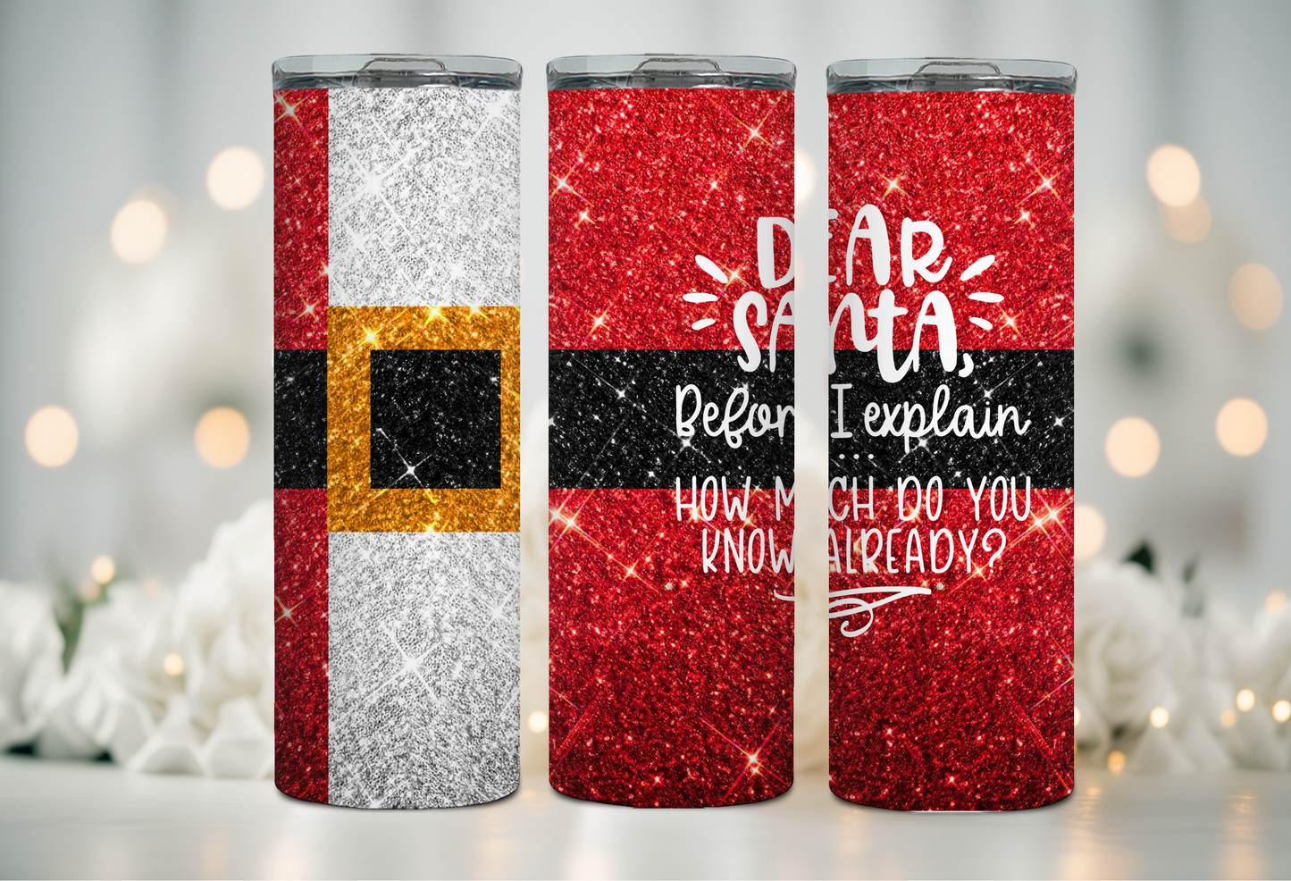 Dear Santa 20oz Tumbler