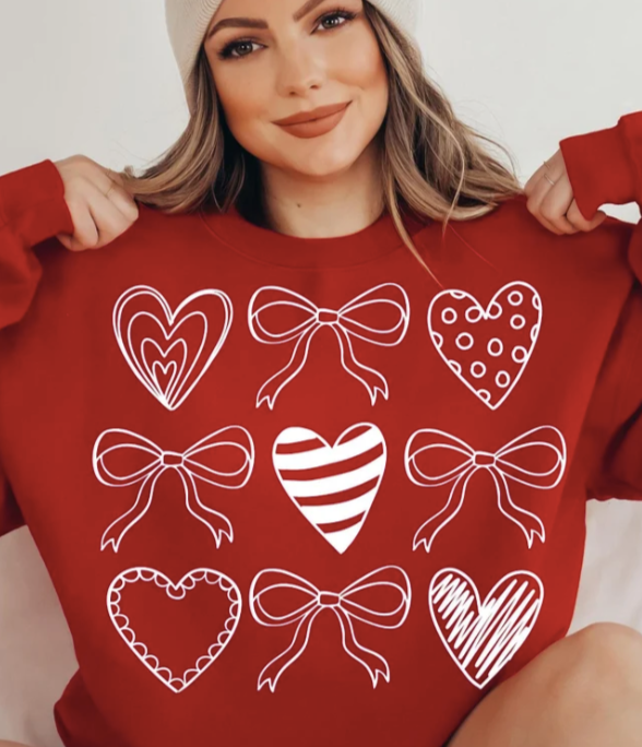Hearts & Bows Crew Neck