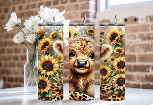 Sunflowers and Cows