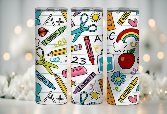 Teacher Supplies 20 oz Tumbler