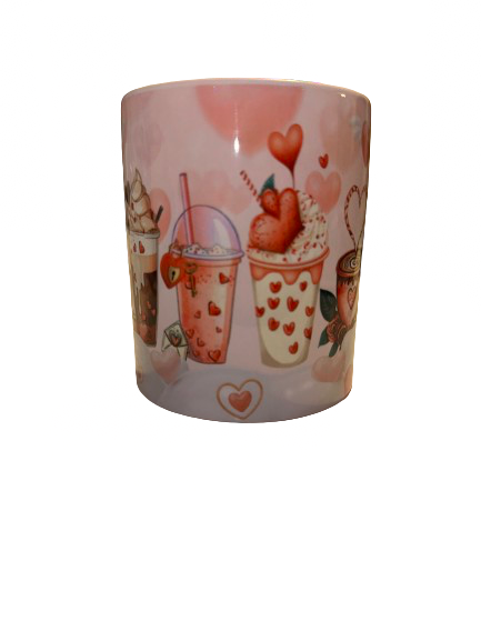 Love Drinks 11 oz Coffee Mug