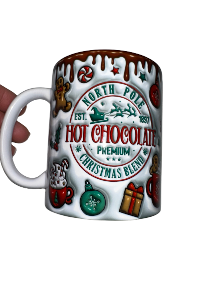 North Pole Hot Chocolate 11 oz Coffee Mug