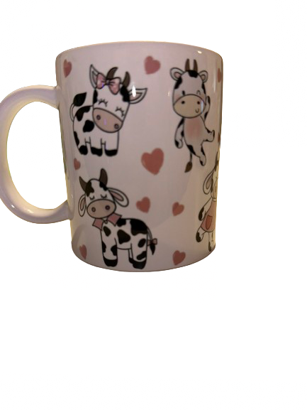 Cows and Hearts 11 oz Coffee Mug