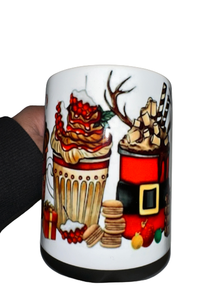 Holiday Coffee Frenzy 11 oz Coffee Mug