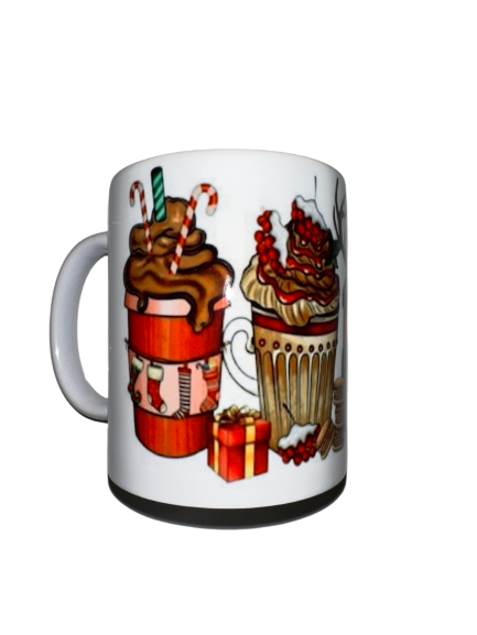 Holiday Coffee Frenzy 11 oz Coffee Mug