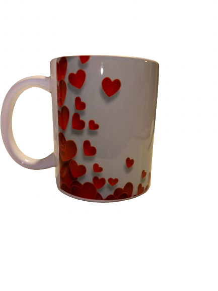Mouse Hearts 11 oz Coffee Mug