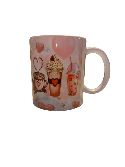 Love Drinks 11 oz Coffee Mug