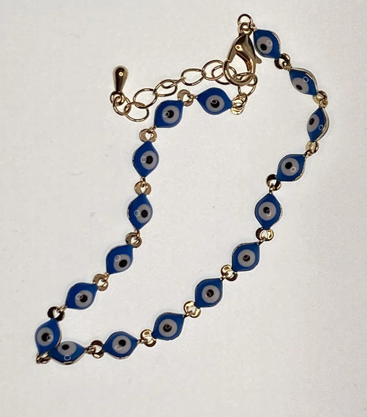 Gold Evil Eye Bracelet